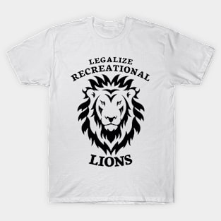 Legalize Recreational Lions T-Shirt